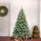 6ft. Pre-Lit Sagamore Artificial Christmas Tree, Multicolor LED Lights